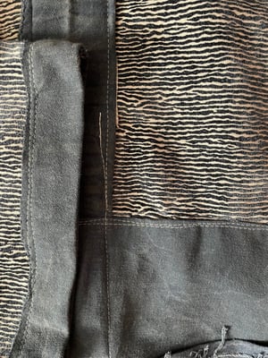 Image of Nwn- ブル BlueJai🐦 Hand Painted Kimono In Washed denim & Baggy sleeves 