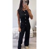 Black Gold Button Co Ord 