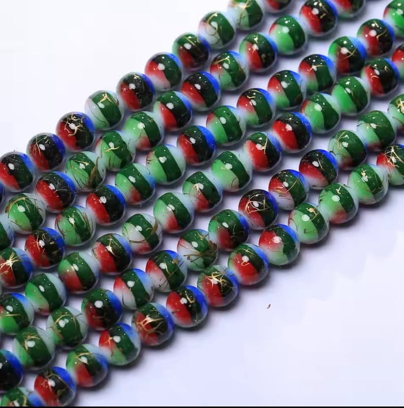 Image of Blue Emerald Bead #35