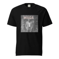 Image 3 of Trump MAGA Neon Sign Vintage - Unisex garment-dyed heavyweight t-shirt