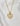 O Initial Corazon De Flor 14K Gold Plated Necklace 