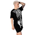 Skelly T-Shirt Dress - White Bones