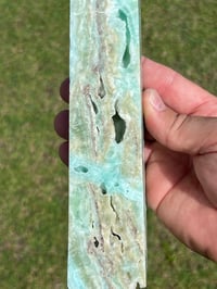 Image 17 of Large Blue Aragonite Obelisk #3072