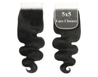 Image 2 of 5x5 Transparent closure 