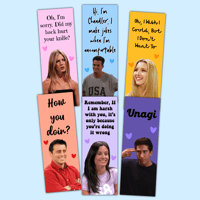 Friends Character Bookmarks