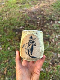 Image 1 of Yellow bandit whiskey cup