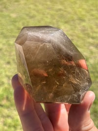 Image 3 of Faceted Smoky Quartz Crystal #2099
