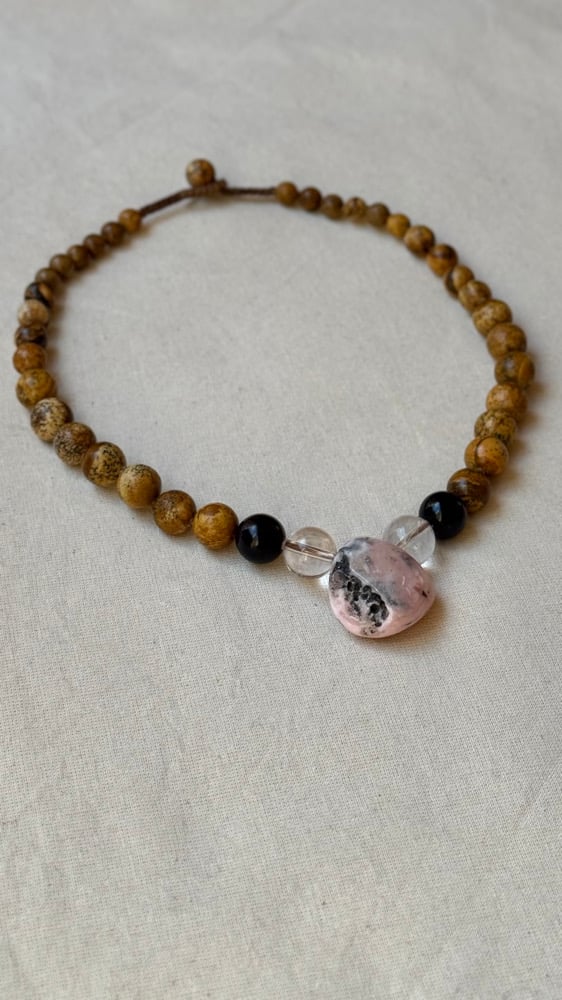 Image of Necklace with mix beads 