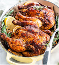 Baked Hens Full Pan