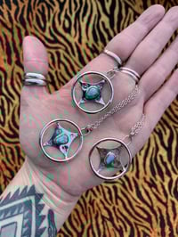 Image 5 of Sterlingsilber Ketten mit Türkis und Stempeln 