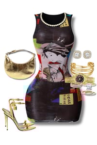 Image 2 of Midnight Geisha Bodycon