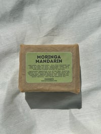 Image 3 of Mini MORINGA MANDARIN Chlorophyll-Rich — Ghee Soap Bar 
