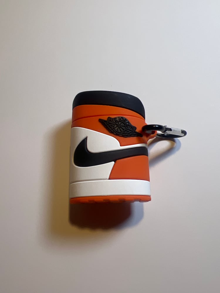 Image of orange rubber AirPod case