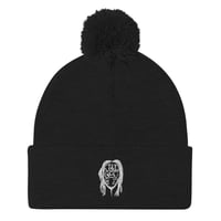 Image 2 of white catguylogo  Beanie