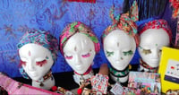 Image 3 of Wire Head Band- sari fabrics