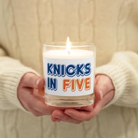 Knicks in Five Championship Candle