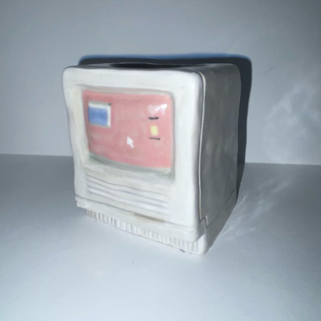 Pink Computer Shot Glass