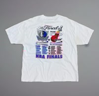 Image 2 of VTG Y2K Dallas Mavericks VS Miami Heat Championship Tee Sz XXL
