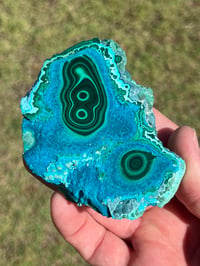 Image 12 of Malachite & Chrysocolla Polished Slab | Congo #3001