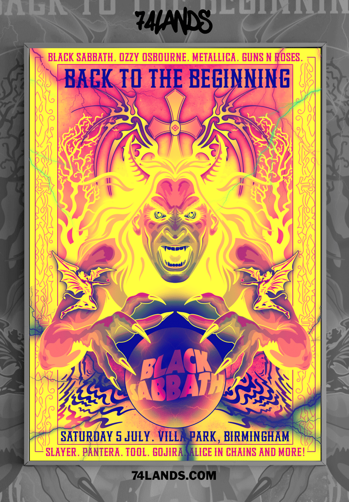 BTTB! Fine Art Print - A2 Reverse Yellow Edition LE1