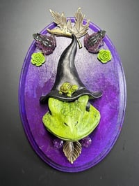 Large Sculpture: Purple Witch Frog