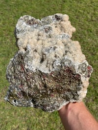 Image 11 of Smoky Champagne Druzy Quartz & Chalcopyrite Statement Cluster| #3075
