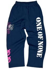 Image 1 of SWEATPANTS V2 (M) - NAVY/WHITE/PINK 