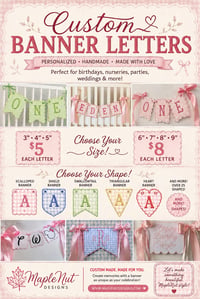 Custom Banner Letters