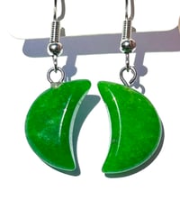 Image 1 of Jade Moon Earrings