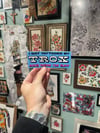 I got tattooed…