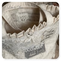 Image 6 of vintage french lace bucket bag 