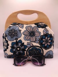 Image 3 of Blue Floral Bag