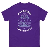 Image 3 of Kayaking Adventures Mountains Outdoor T-Shirt