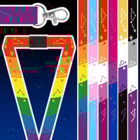 Image 1 of galaxy pride - lanyards!