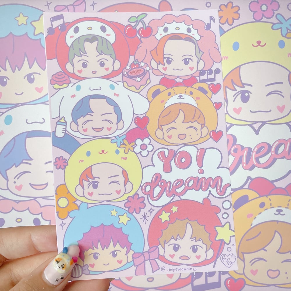 Image of yo dream! neo cute technology print