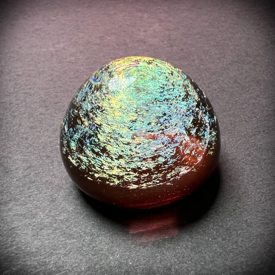 Image of Dichroic galaxy mini paperweight 