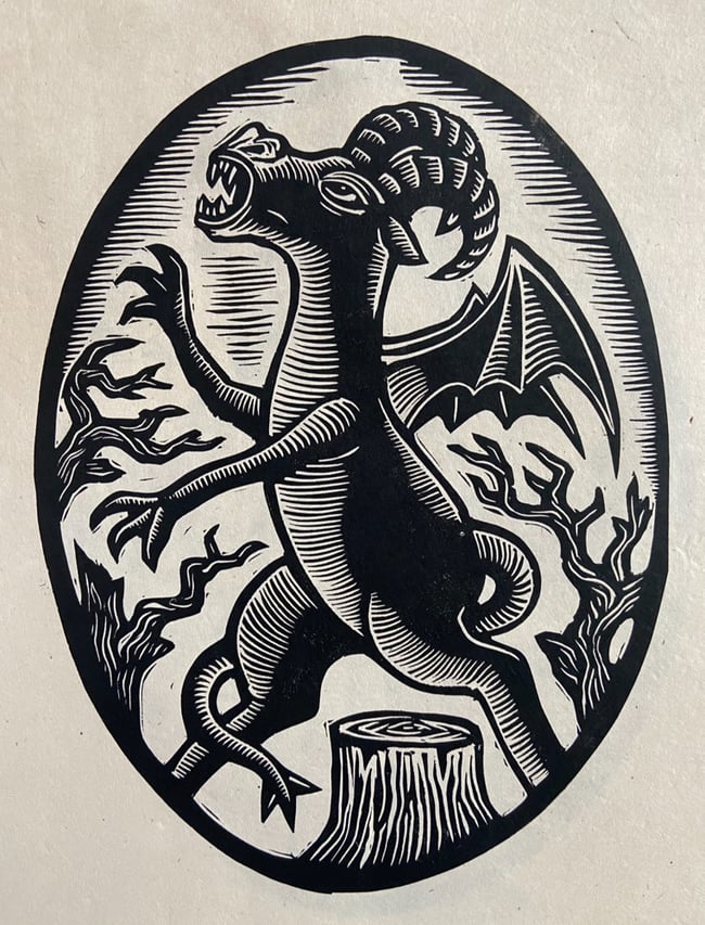 Cryptid Block Print Set
