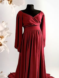 Image 3 of Womens photoshooting set - Dorothy - size M-L | burgundy