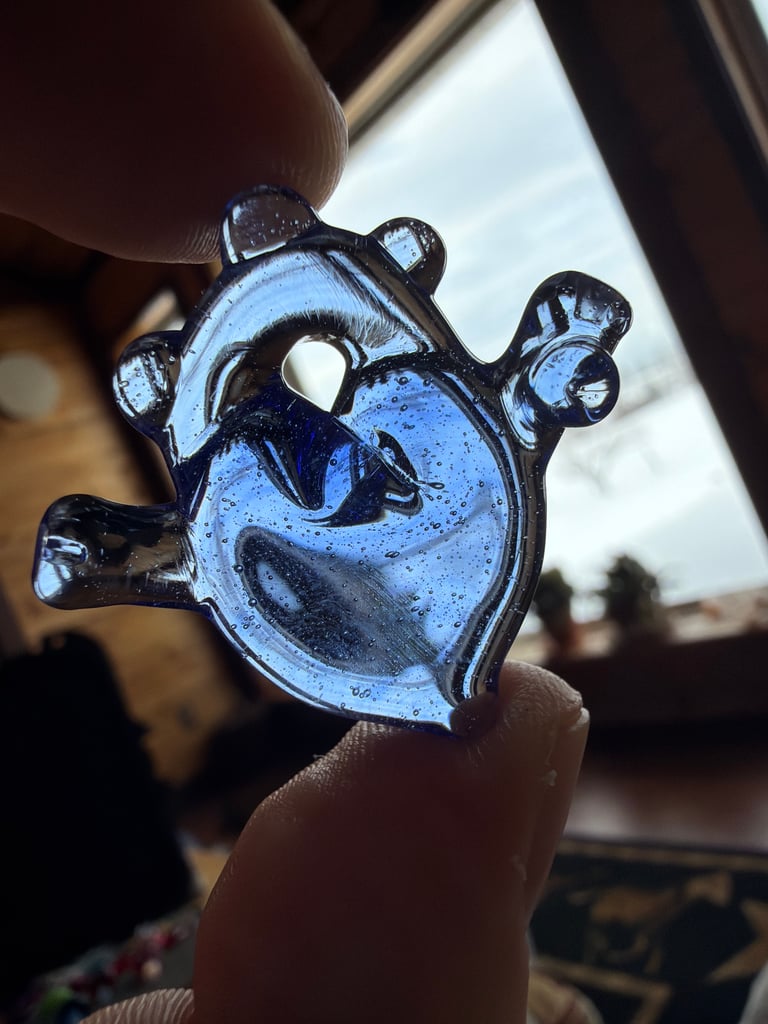 Blue Anatomical Pop Heart  Image 3