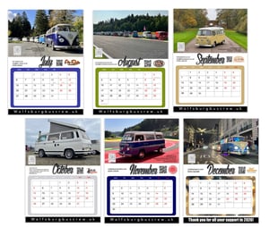 Image of Wolfsburg Bus Crew Official 2026 Charity Calendar