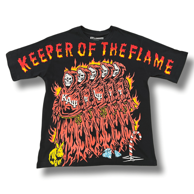 Flame tee sales