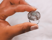 Image 4 of Myra_American Diamond Adjustable Ring  