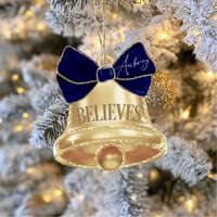  Bell Tree Ornament- Navy Blue