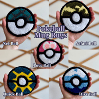 Image 2 of Pokeball Mug Rugs