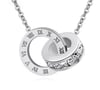 Crystal Roman Numerals Necklace