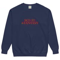 Image 2 of Sci-Fi & Fantasy embroidered Comfort Colors sweatshirt
