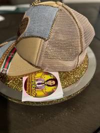 Image 2 of Gucci Inspired Tan Trucker Hat