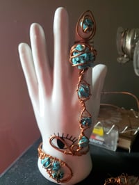 Image 4 of Turquoise & Dyed Howlite Boho Set