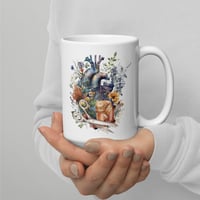 Image 2 of My Heart Belongs to Quilting  15 oz White glossy mug