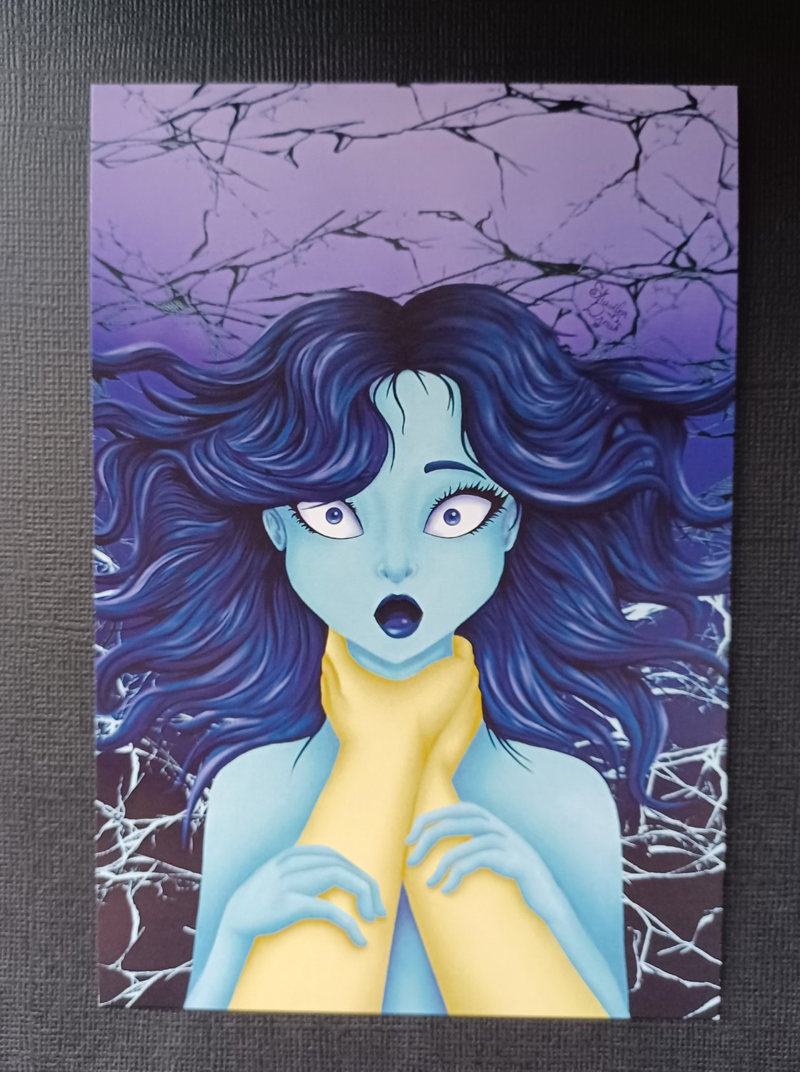 Image of Original Art Asphyxiation Post Card Print